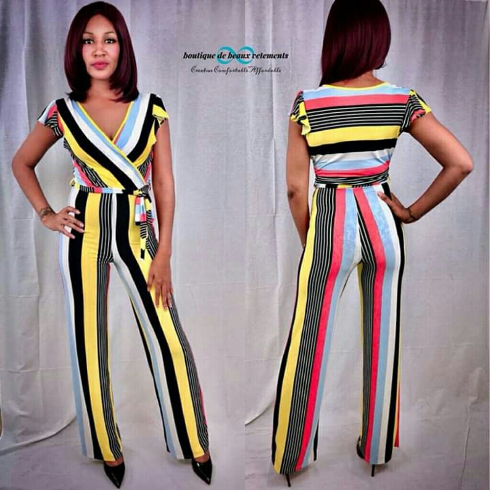 💛Fully Striped Jumpsuit 💛